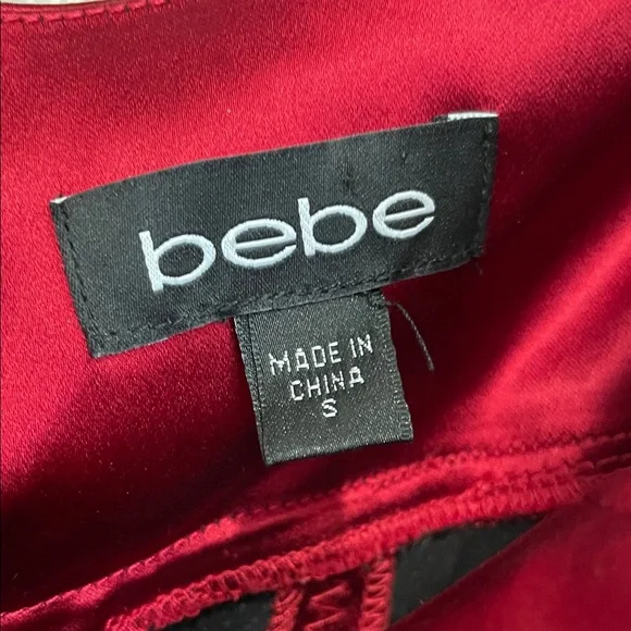 bebe Strapless Red Dress - Picture 3 of 3
